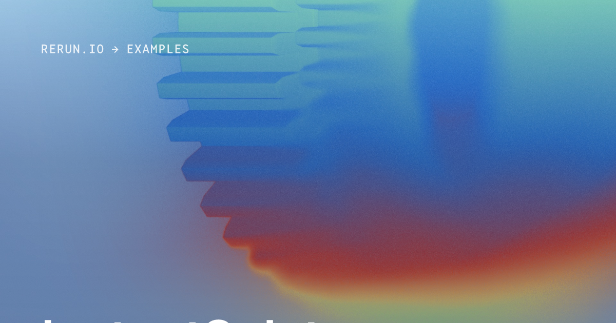 InstantSplat — Rerun