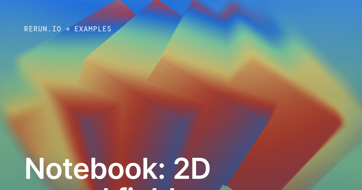 Notebook: 2D neural fields | Rerun
