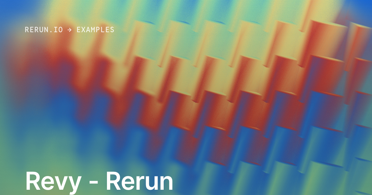 Revy - Rerun integration for Bevy | Rerun